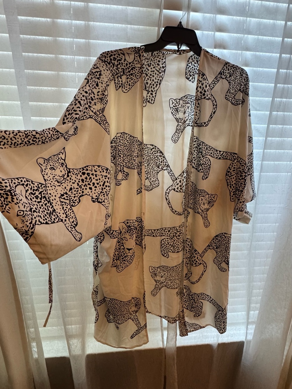 Leopard Print Kimono